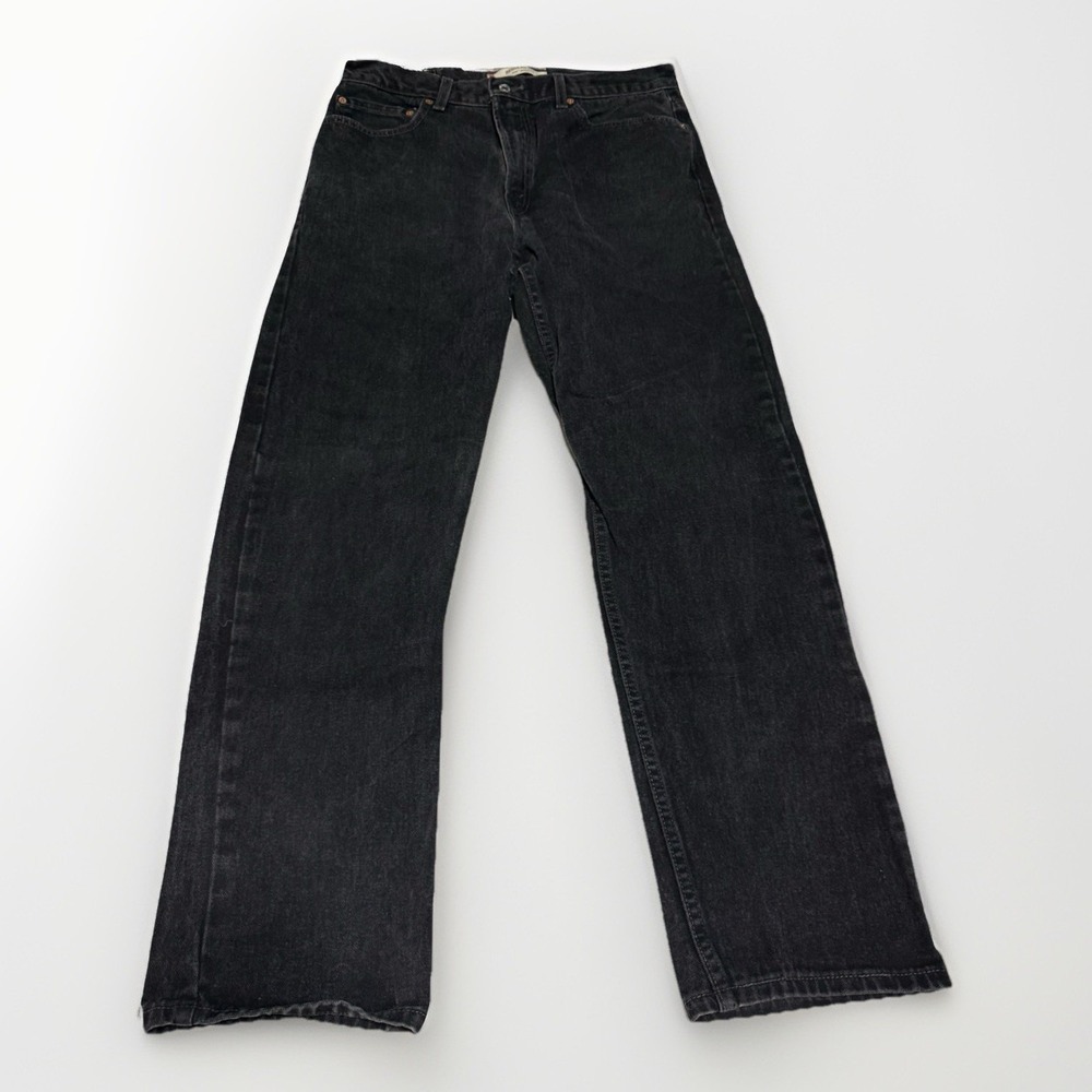 Vtg Levi's 505‎ Regular Fit Jeans Mens 36x32 Black Made in USA 90s Denim